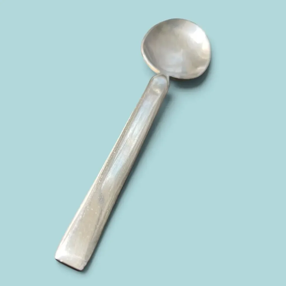 Cambridge Suttan Set Of 3 Oval Soup Spoons Replacement Flatware Stainless Steel